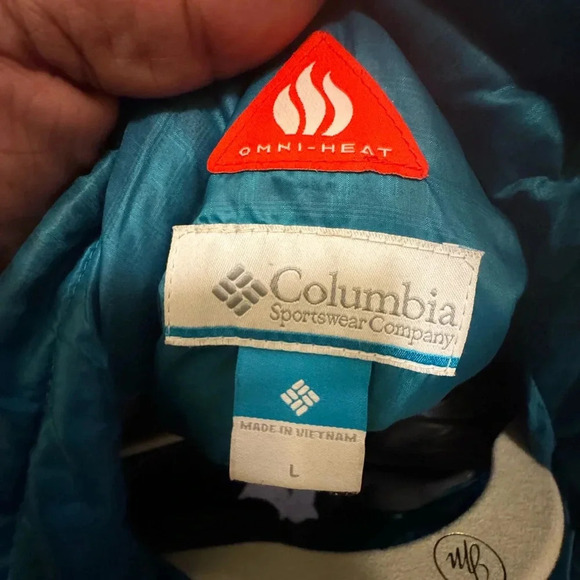 Columbia Jacket Teal color-Size Large - Picture 2 of 5